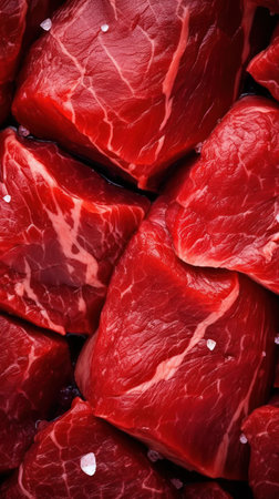 Fresh raw beef meat. Generative AIの素材