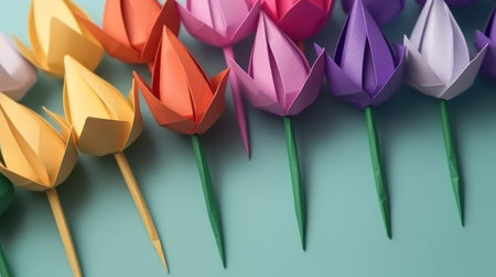 Flowers background. Generative AIの素材