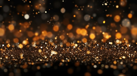Abstract bokeh lights. Generative AIの素材