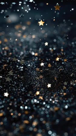 Abstract bokeh lights. Generative AIの素材