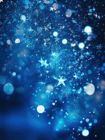 Abstract bokeh lights. Generative AIの素材
