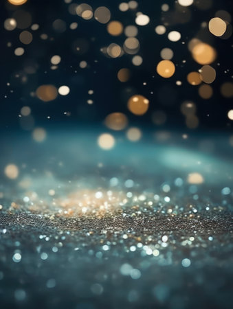 Abstract bokeh lights. Generative AIの素材