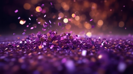 Abstract bokeh lights. Generative AIの素材