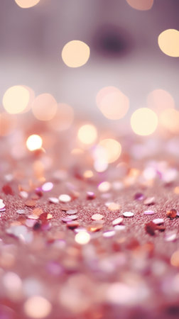 Abstract bokeh lights. Generative AIの素材