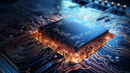AI, Artificial Intelligence concept,conceptual image. Modern technology, networking conceptの素材