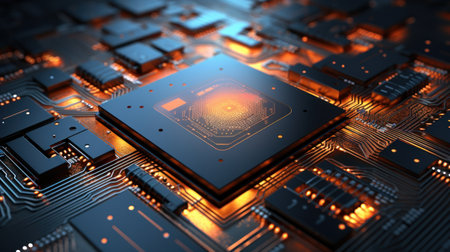 AI, Artificial Intelligence concept,conceptual image. Modern technology, networking conceptの素材