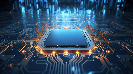 AI, Artificial Intelligence concept,conceptual image. Modern technology, networking conceptの素材