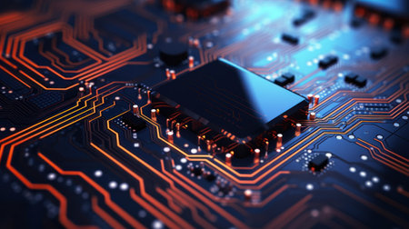 AI, Artificial Intelligence concept,conceptual image. Modern technology, networking conceptの素材