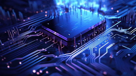 AI, Artificial Intelligence concept,conceptual image. Modern technology, networking conceptの素材