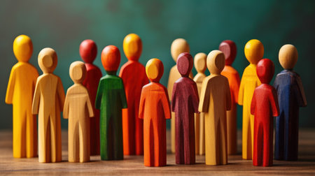 Diversity and inclusion poster. Diversity, equity and inclusion concept. Generative AIの素材