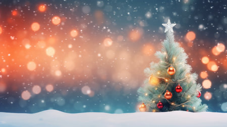 Christmas and new year holidays conceptの素材