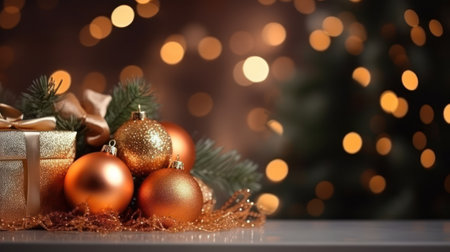 Christmas and new year holidays conceptの素材