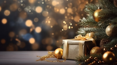 Christmas and new year holidays conceptの素材