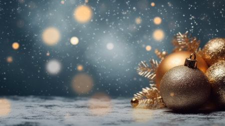Merry Christmas background with christmas elementの素材