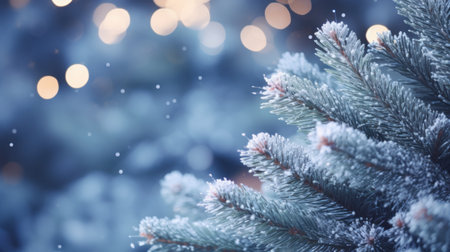 Christmas festive blur backgroundの素材