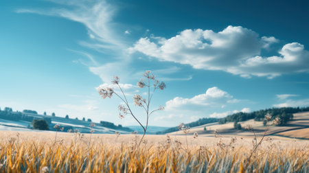 Beautiful peaceful landscapeの素材