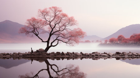 Beautiful peaceful landscapeの素材