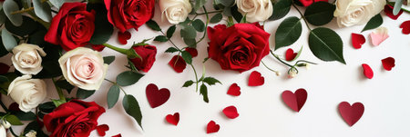 Valentine's day. Cute Valentine's day design. Romance backgroundの素材