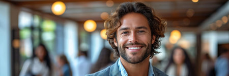Portrait of handsome confident man. Best candidate of jobの素材