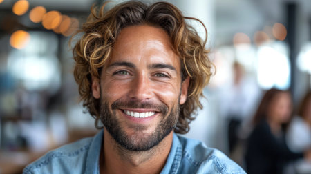 Portrait of handsome confident man. Best candidate of jobの素材
