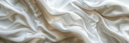 Close Up View of White Fabricの素材