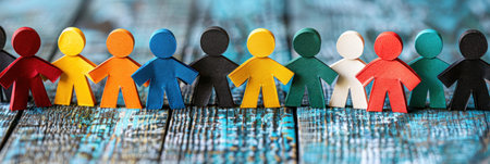 Diversity, equity, inclusion and belonging concept. DEIBの素材