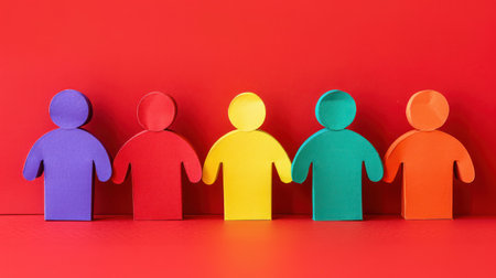 Diversity, equity, inclusion and belonging concept. DEIBの素材