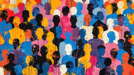 Diversity, equity, inclusion and belonging concept. DEIBの素材