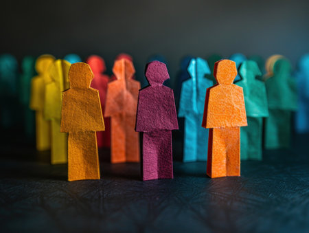 Diversity, equity, inclusion and belonging concept. DEIBの素材