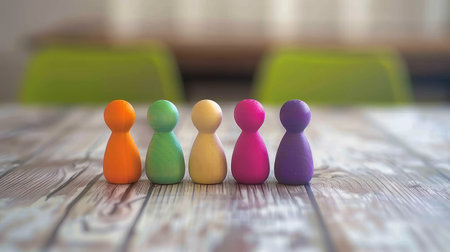 Diversity, equity, inclusion and belonging concept. DEIBの素材