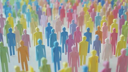 Diversity, equity, inclusion and belonging concept. DEIBの素材