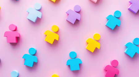 Diversity, equity, inclusion and belonging concept. DEIBの素材