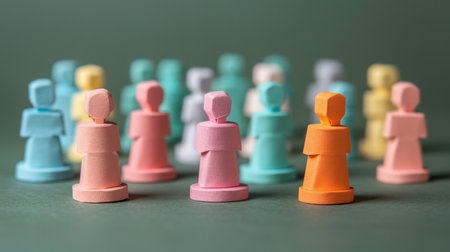 Diversity, equity, inclusion and belonging concept. DEIBの素材