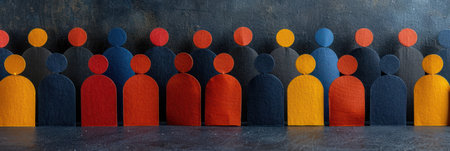 Diversity, equity, inclusion and belonging concept. DEIBの素材