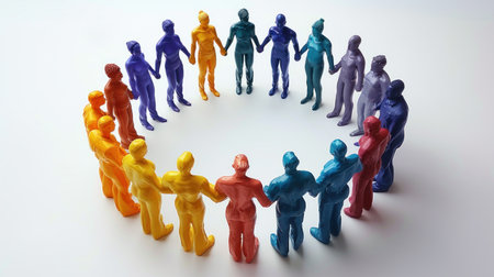 Diversity, equity, inclusion and belonging concept. DEIB. DEIの素材