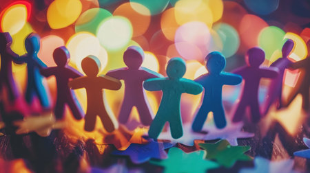 Diversity, equity, inclusion and belonging concept. DEIB. DEIの素材