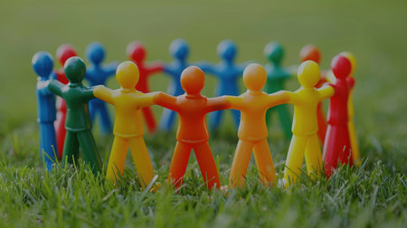 Diversity, equity, inclusion and belonging concept. DEIB. DEIの素材