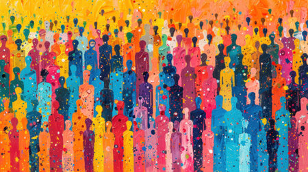 Diversity, equity, inclusion and belonging concept. DEIB. DEIの素材