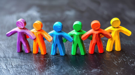 Diversity, equity, inclusion and belonging concept. DEIB. DEIの素材