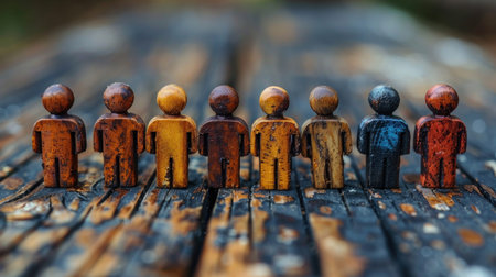 Diversity, equity, inclusion and belonging concept. DEIB. DEIの素材