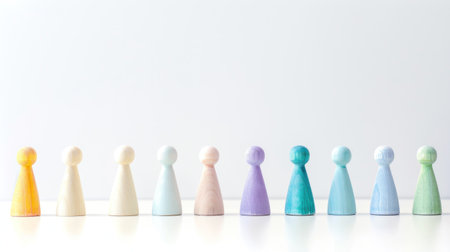 Diversity, equity, inclusion and belonging concept. DEIB. DEIの素材