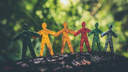 Diversity, equity, inclusion and belonging concept. DEIB. DEIの素材