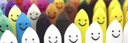 Diversity, equity, inclusion and belonging concept. DEIB. DEIの素材