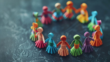 Diversity, equity, inclusion and belonging concept. DEIB. DEIの素材