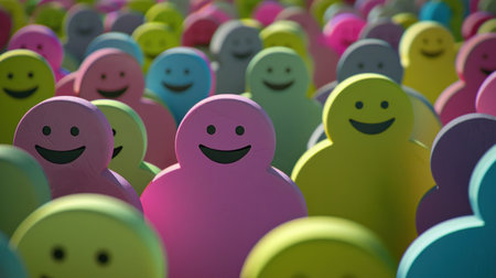 Diversity, equity, inclusion and belonging concept. DEIB. DEIの素材