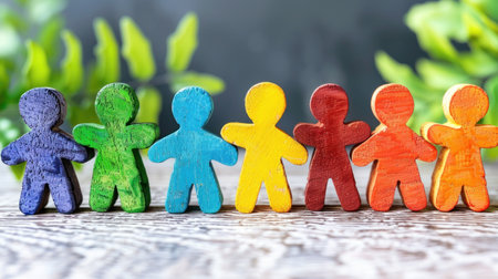 Diversity, equity, inclusion and belonging concept. DEIB. DEIの素材