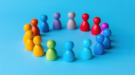 Diversity, equity, inclusion and belonging concept. DEIB. DEIの素材