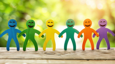 Diversity, equity, inclusion and belonging concept. DEIB. DEIの素材