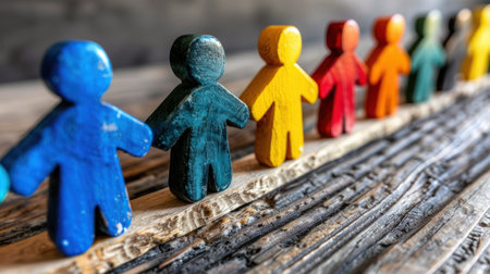 Diversity, equity, inclusion and belonging concept. DEIB. DEIの素材