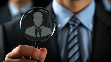 Best job candidate. Selection of job candidates. HRM or Human Resource Managementの素材
